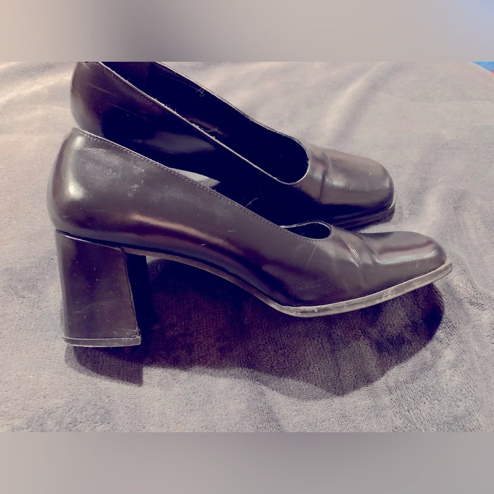 Jazz chunky Black Heels
